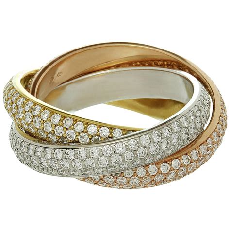 cartier trinity ring bands